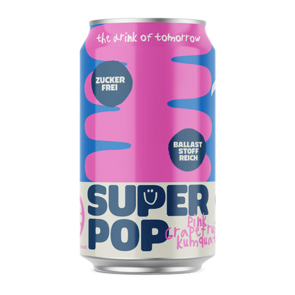 SUPER POP Test Bundle - Vegan - 4x330ml zzgl. 4x Pfand 0,25 €