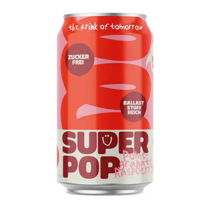 SUPER POP Test Bundle - Vegan - 4x330ml zzgl. 4x Pfand 0,25 €