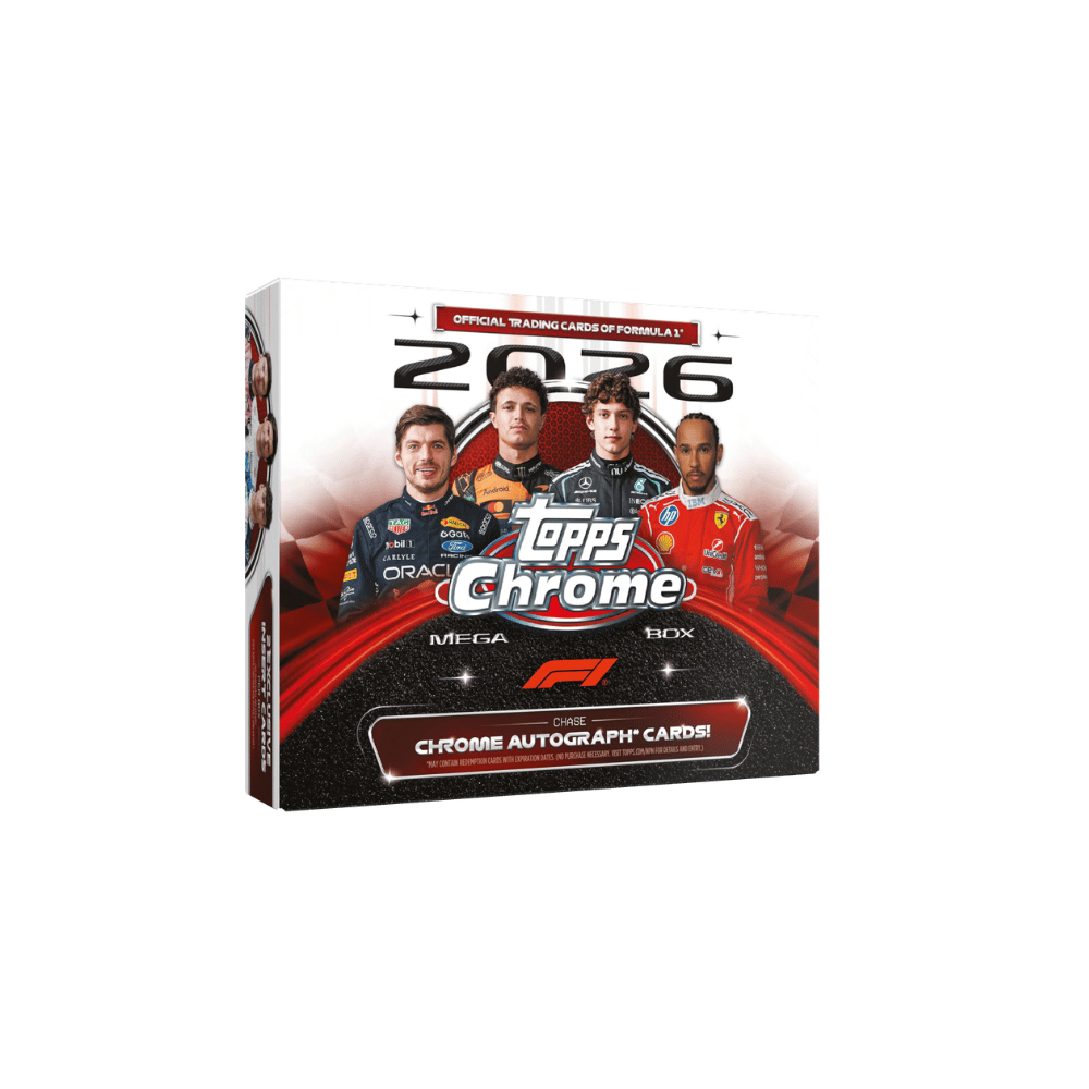 2026 Topps Chrome Formula 1 Mega Box – Der Kiosk