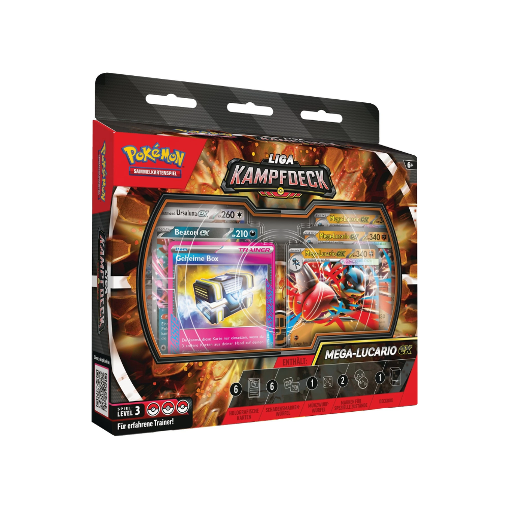 Pokémon TCG Mega Lucario ex Liga Kampfdeck Deutsch