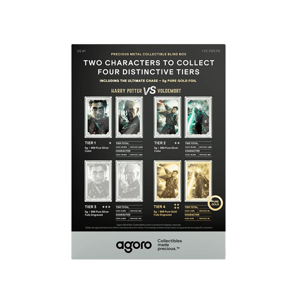 2026 Agoro Harry Potter vs. Voldemort 5g Foil Blind Box