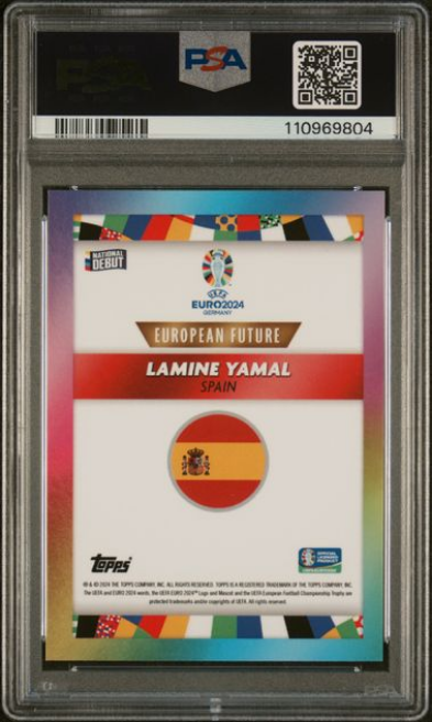 LAMINE YAMAL Autograph 2/5 PSA 10/10 - TOPPS I AM JOSE MOURINHO PLATINUM CURATED SET 2024 (Graded Card)
