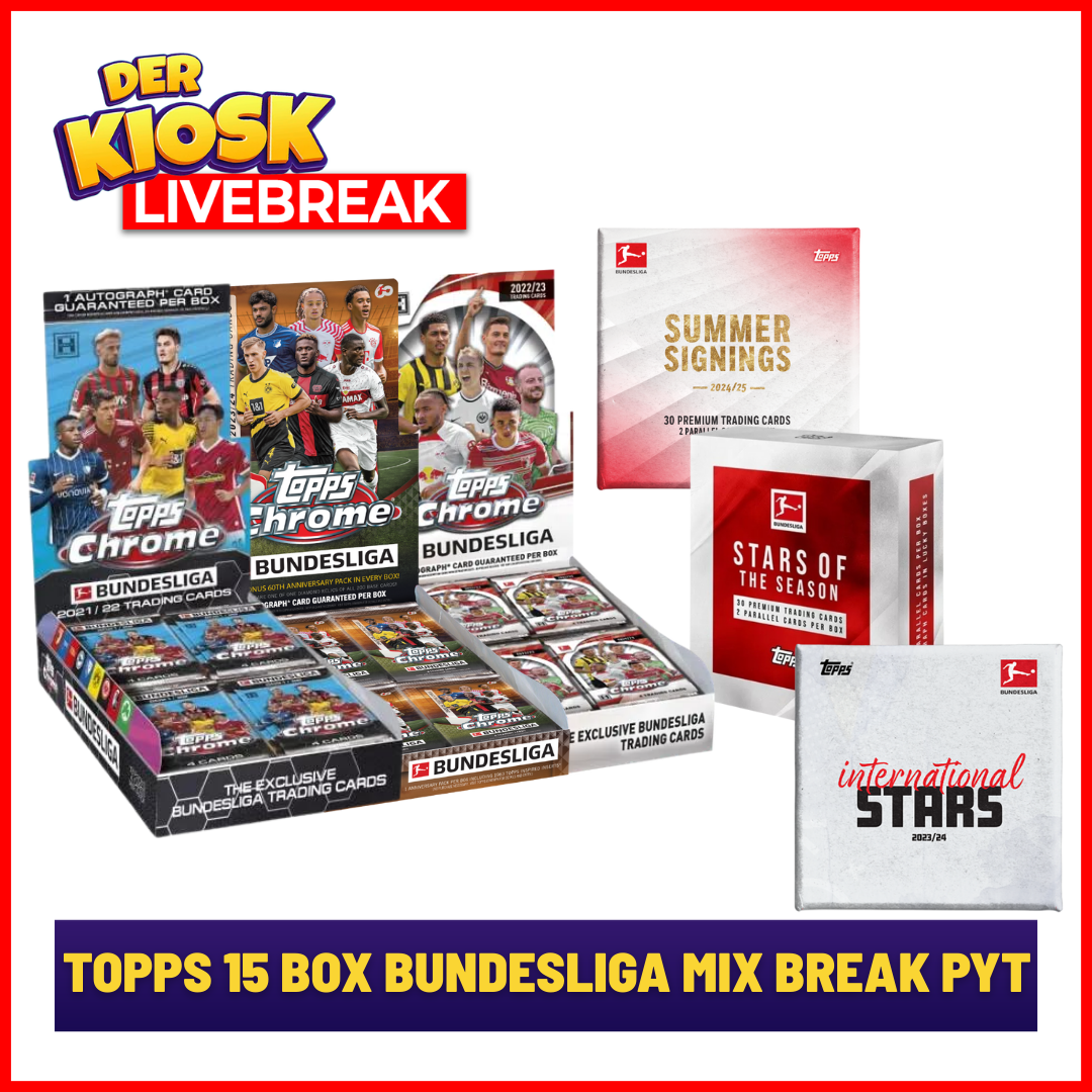 #1 Topps 15x Box Bundesliga Mix Break PYT (Livebreak)