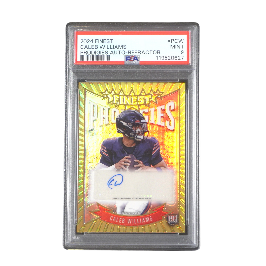 Calleb Williams RC Autograph PSA 9 - 2024 Topps® Finest Football (Graded Card) Kommissionsware