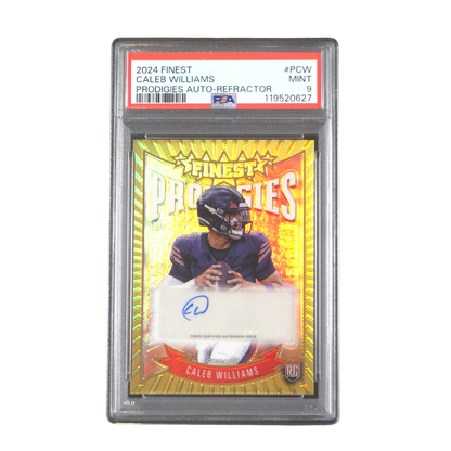 Calleb Williams RC Autograph PSA 9 - 2024 Topps® Finest Football (Graded Card) Kommissionsware