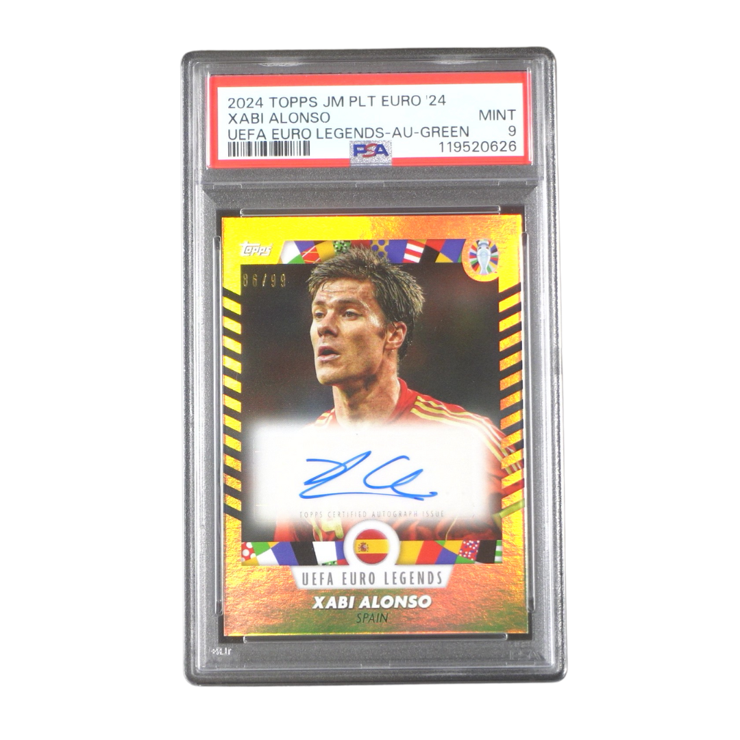 Xabi Alonso 86/99 PSA 9 - TOPPS I AM JOSE MOURINHO PLATINUM CURATED SET 2024 (Graded Card) Kommissionsware