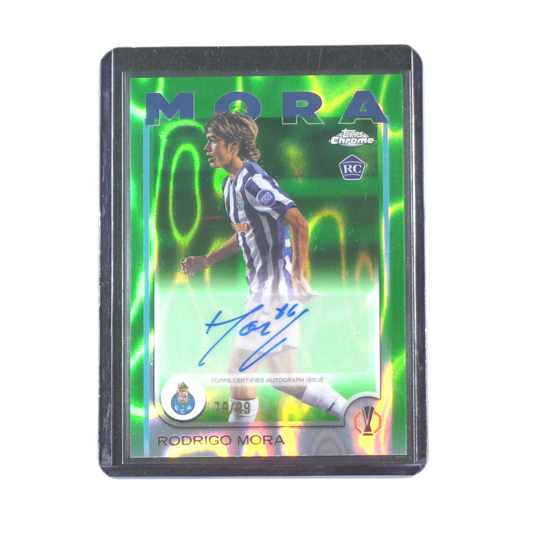 Rodrigo Mora 79/99 Autograph - 2024-25 Topps Chrome® UCC (Ungraded Card) Kommissionsware