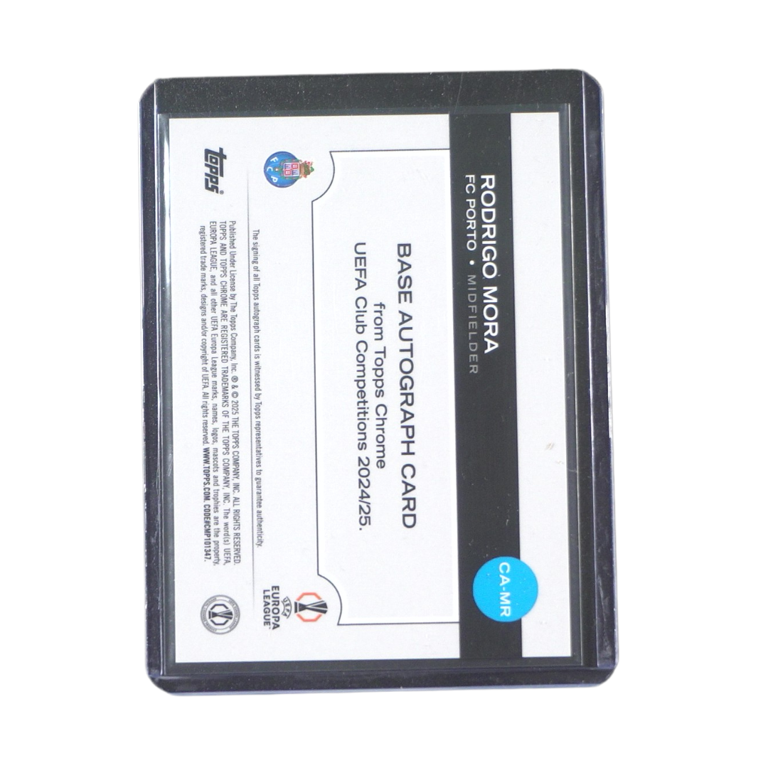Rodrigo Mora 79/99 Autograph - 2024-25 Topps Chrome® UCC (Ungraded Card) Kommissionsware