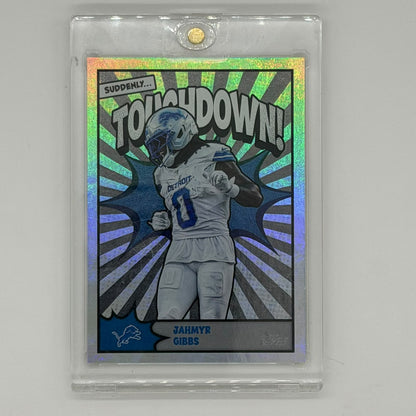 Jahmyr Gibbs Detroit Lions Football Topps 2025 Touchdown! NFL