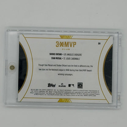 Shohei Ohtani Stan Musial MLB Baseball Topps 2025 3x MVP Club /99