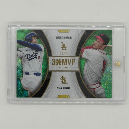 Shohei Ohtani Stan Musial MLB Baseball Topps 2025 3x MVP Club /99