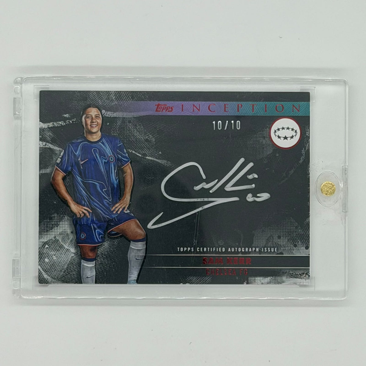 Sam Kerr Chelsea FC UEFA CL Soccer Topps 2025 Inception Auto /10