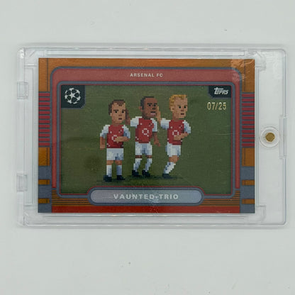 Arsenal FC CL Soccer 8bitfootball 2026 Vaunted Trio /25