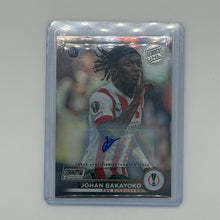 Johan Bakayoko PSV Eindhoven UEL Soccer Topps 2023 Stadium Chrome Auto /100