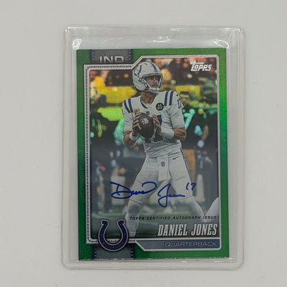 Daniel Jones Indianapolis Colts NFL Football Topps 2025 Auto /99