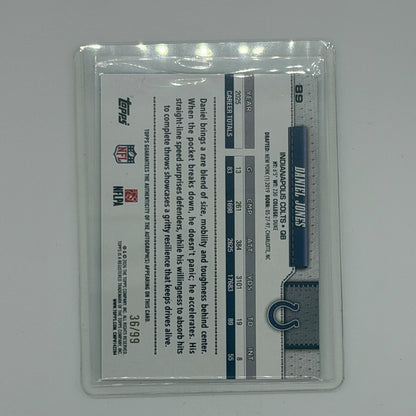 Daniel Jones Indianapolis Colts NFL Football Topps 2025 Auto /99