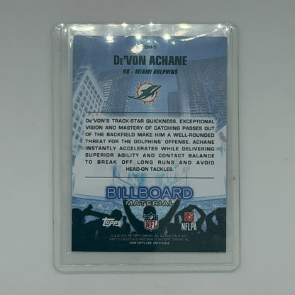De'Von Achane Miami Dolphins NFL Football Topps 2026