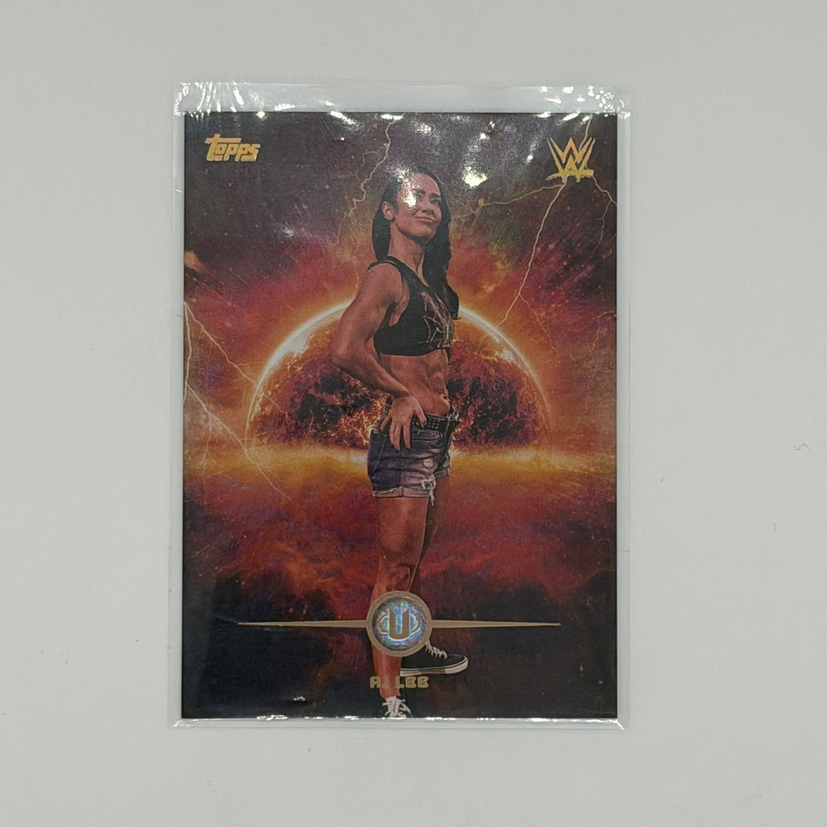AJ Lee Wrestling Universe Topps RAW 2026 Flashpoint