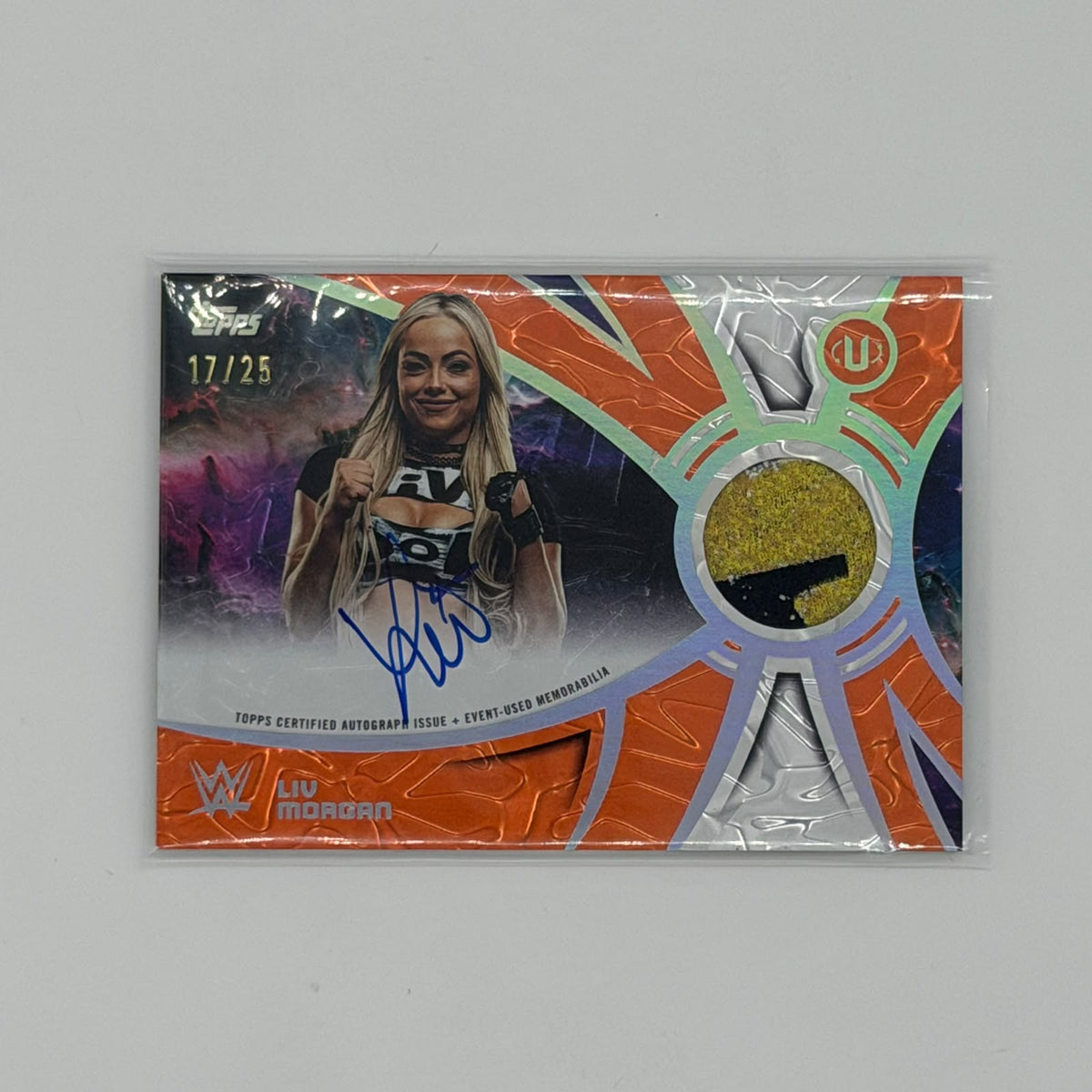 Liv Morgan Wrestling WWE Topps 2026 Universe Auto /25