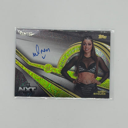 Wren Sinclair Wrestling WWE Topps 2026 Universe Auto /150