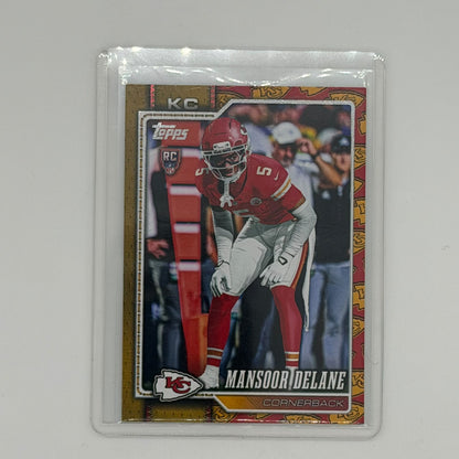 Mansoor Delane Kansas City Chiefs NFL Team Logo Football Topps 2025