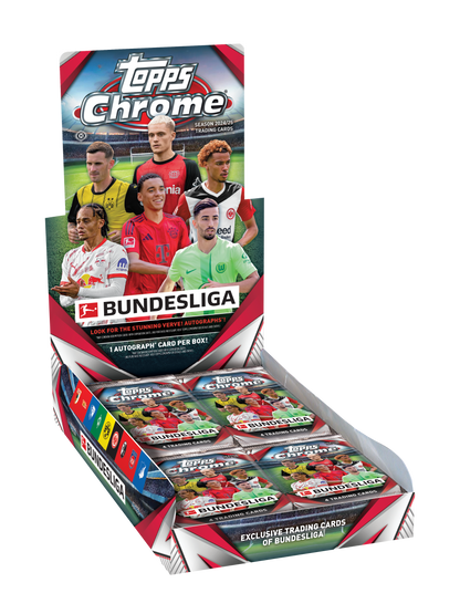 2025 Topps Chrome® Bundesliga - Hobby Box - empfohlen von Atze