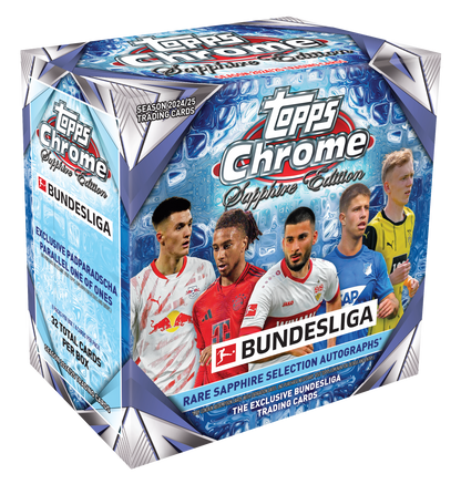 Alt - 2025 Topps Chrome® Sapphire Bundesliga - Hobby Box - empfohlen von Atze