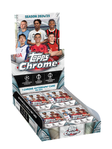 2024-25 Topps Chrome® UEFA Club Competitions - Hobby Box