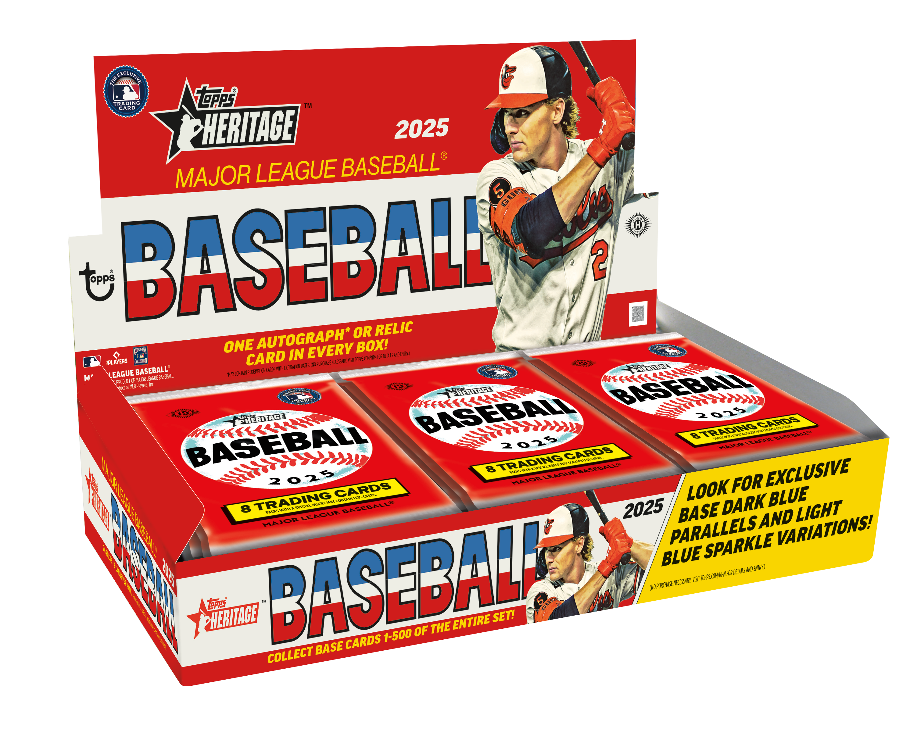 2025 Topps Heritage Baseball - Hobby Box