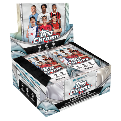 2024-25 Topps Chrome® UEFA Club Competitions - Jumbo Box