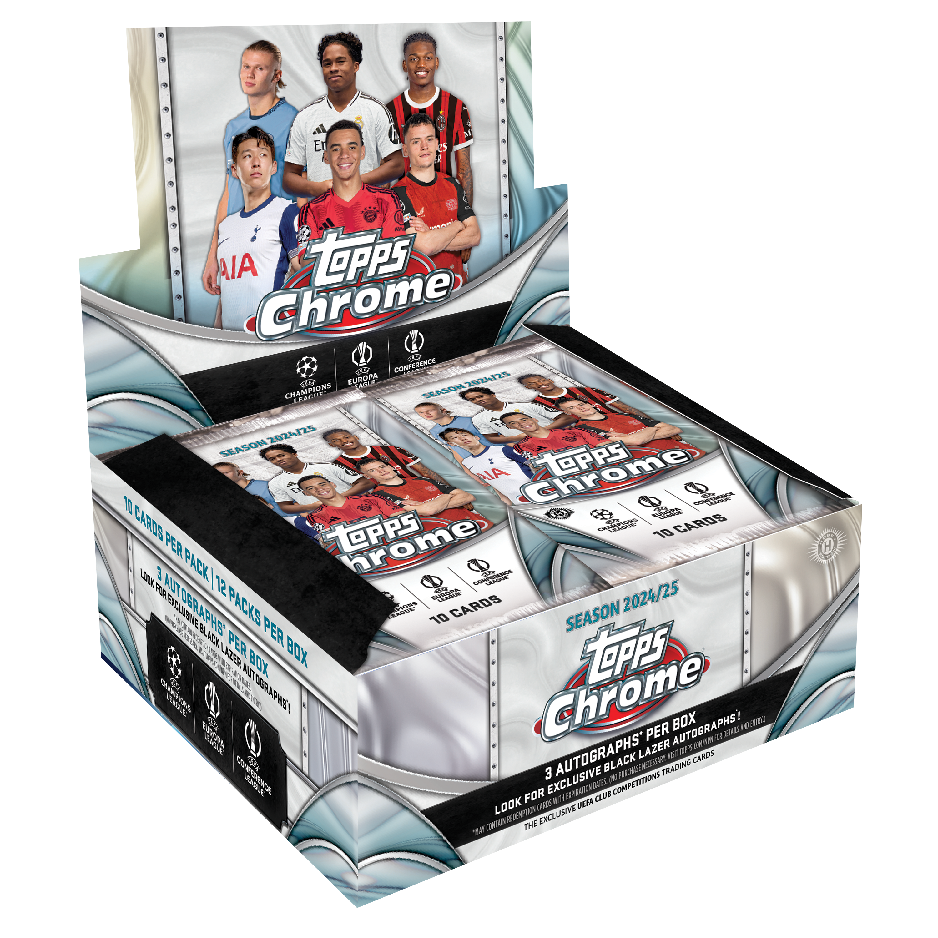 2024-25 Topps Chrome® UEFA Club Competitions - Jumbo Box