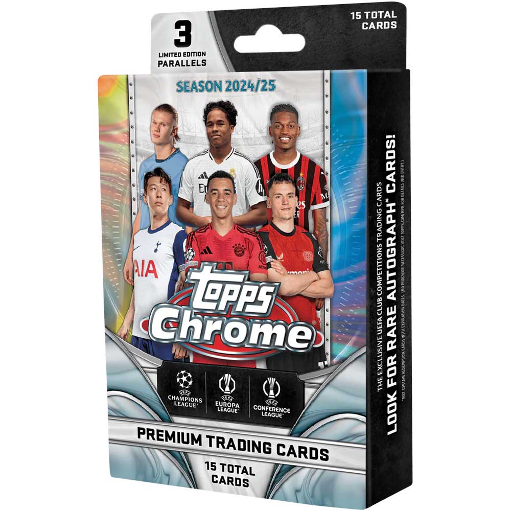 2024-25 Topps Chrome® UEFA Club Competitions - Hanger Box
