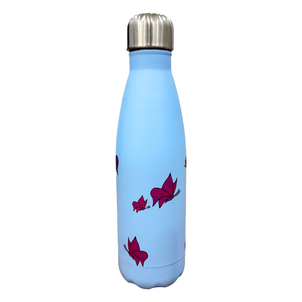 Paome Edelstahl Trinkflasche Butterfly