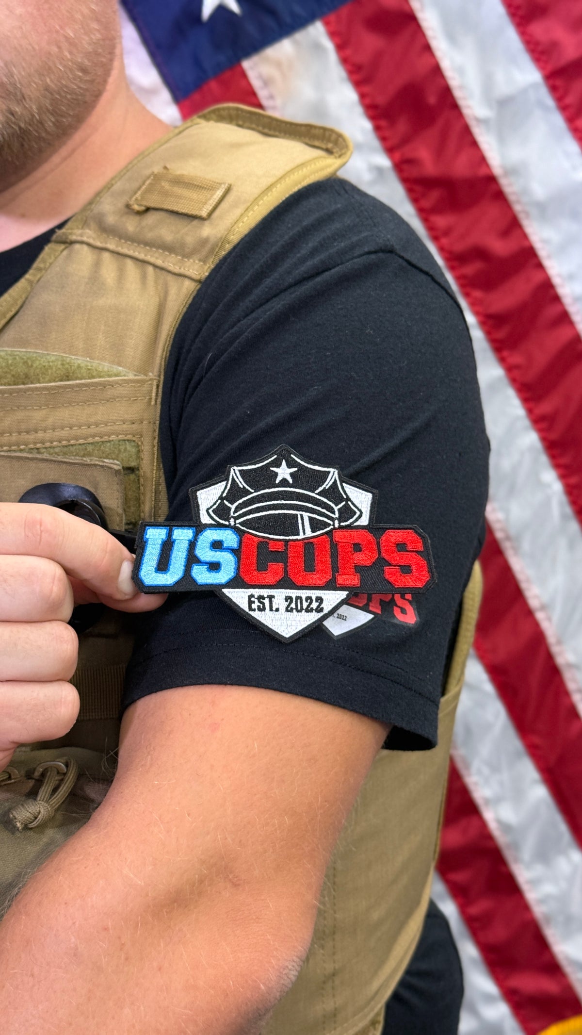 US Cops EST. 2022 Polizei Klettpatch