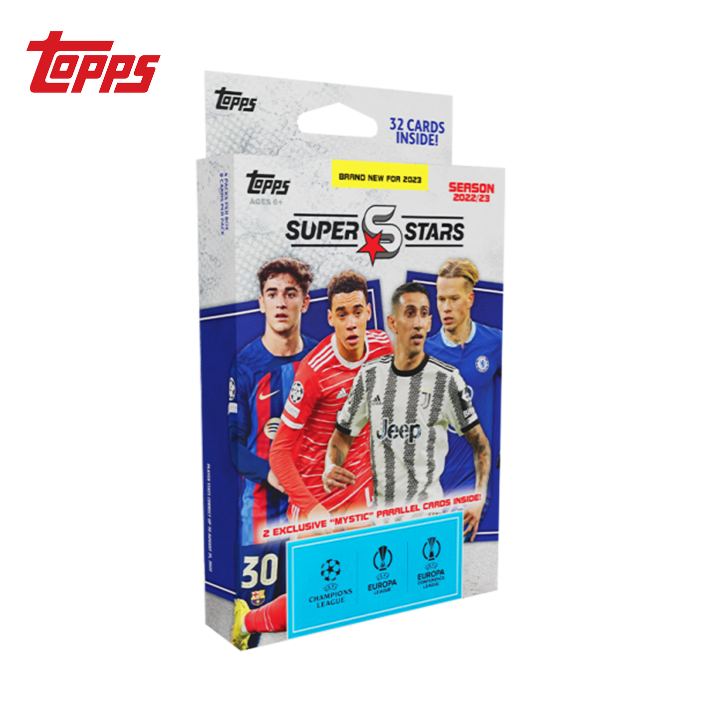 Topps - UEFA Football Superstars 22/23 - Hanger Pack - Der Kiosk - Offiziell