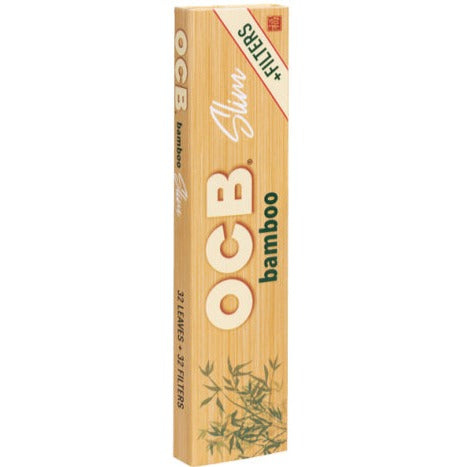 OCB Bamboo King Size Slim Papier + Filtertips Zigarettenpapier