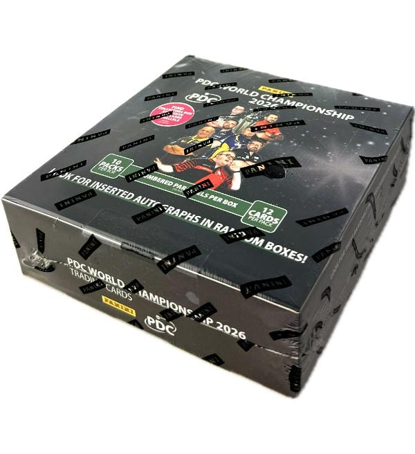 Panini PDC World Championship 2026 Darts Trading Card Collection - Collectors Box