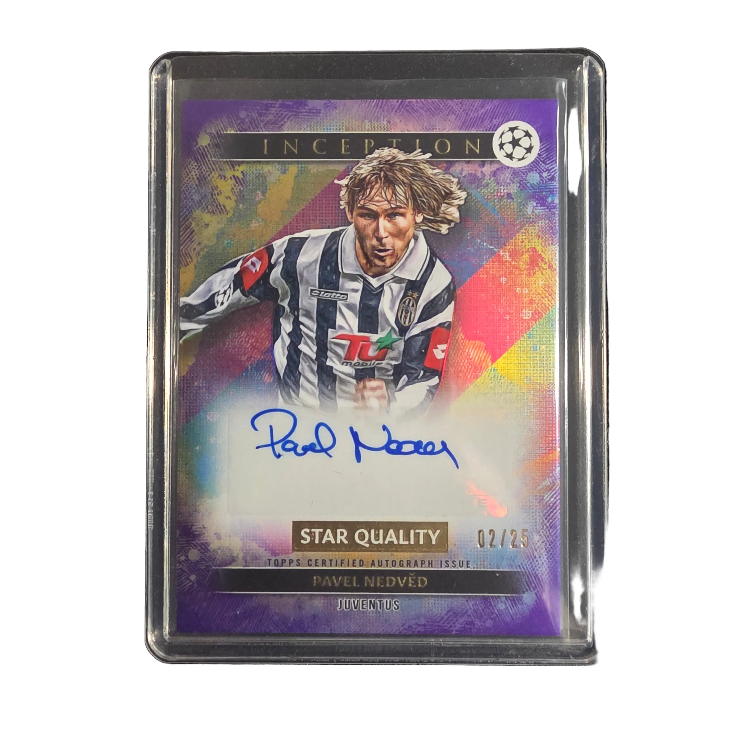 2024-25 Topps Inception UCC Pavel Nedved Juventus Auto /25