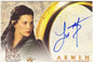 Herr der Ringe FotR Fellowship Autogrammkarte Liv Tyler als Arwen