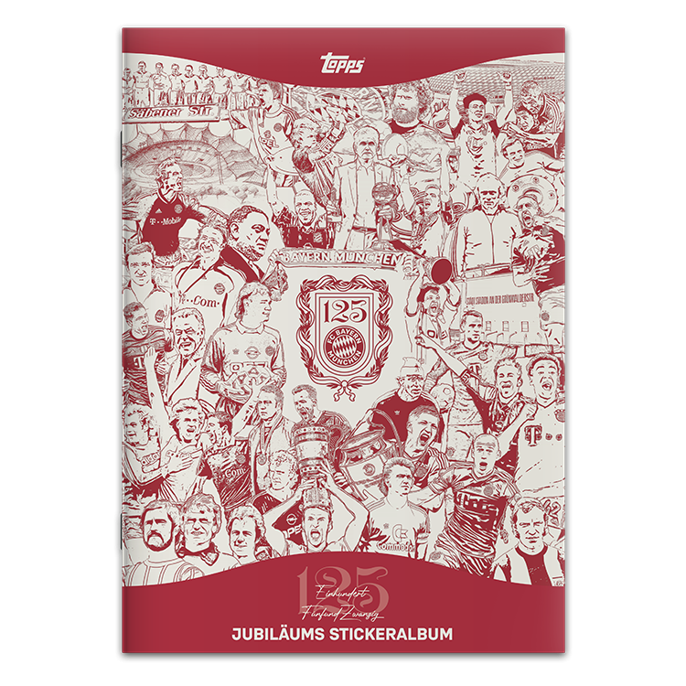 Topps - FC Bayern München – 125 Jahre Sticker (2025) - Sticker Album