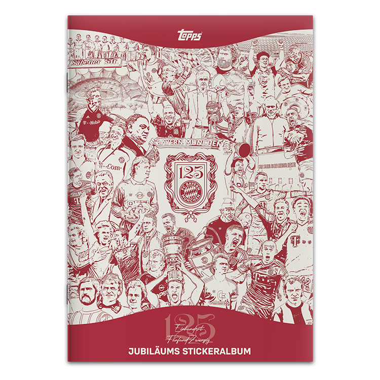 Topps - FC Bayern München – 125 Jahre Sticker (2025) - Sticker Album