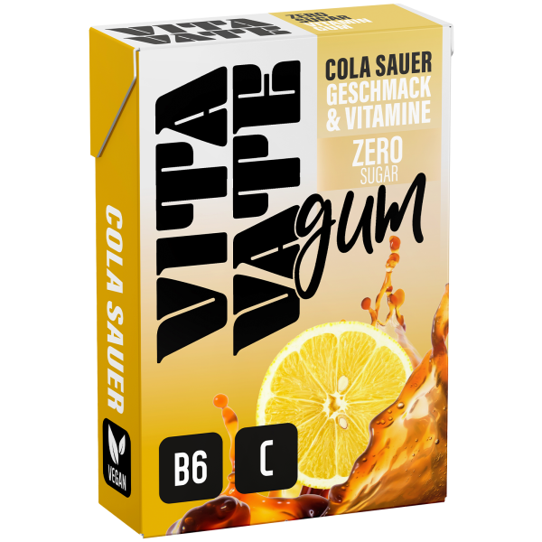 Vitavate Kaugummi Cola Sauer