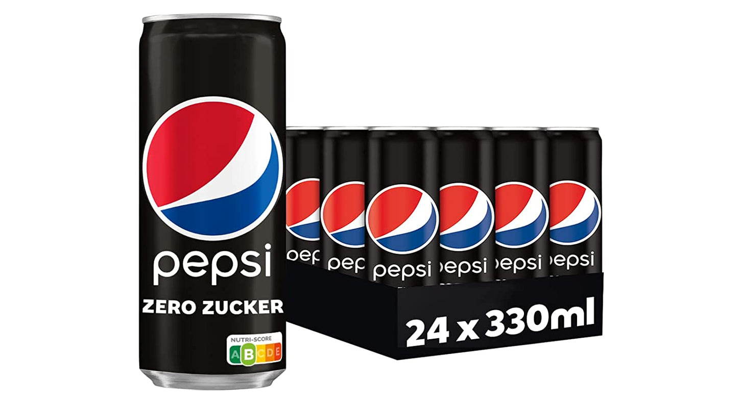 Stiege Pepsi Zero Zucker! 24 Dosen!