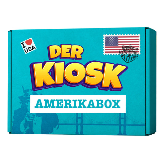Amerikabox - Naschbox mit amerikanischen Süßigkeiten - Der Kiosk - Offiziell