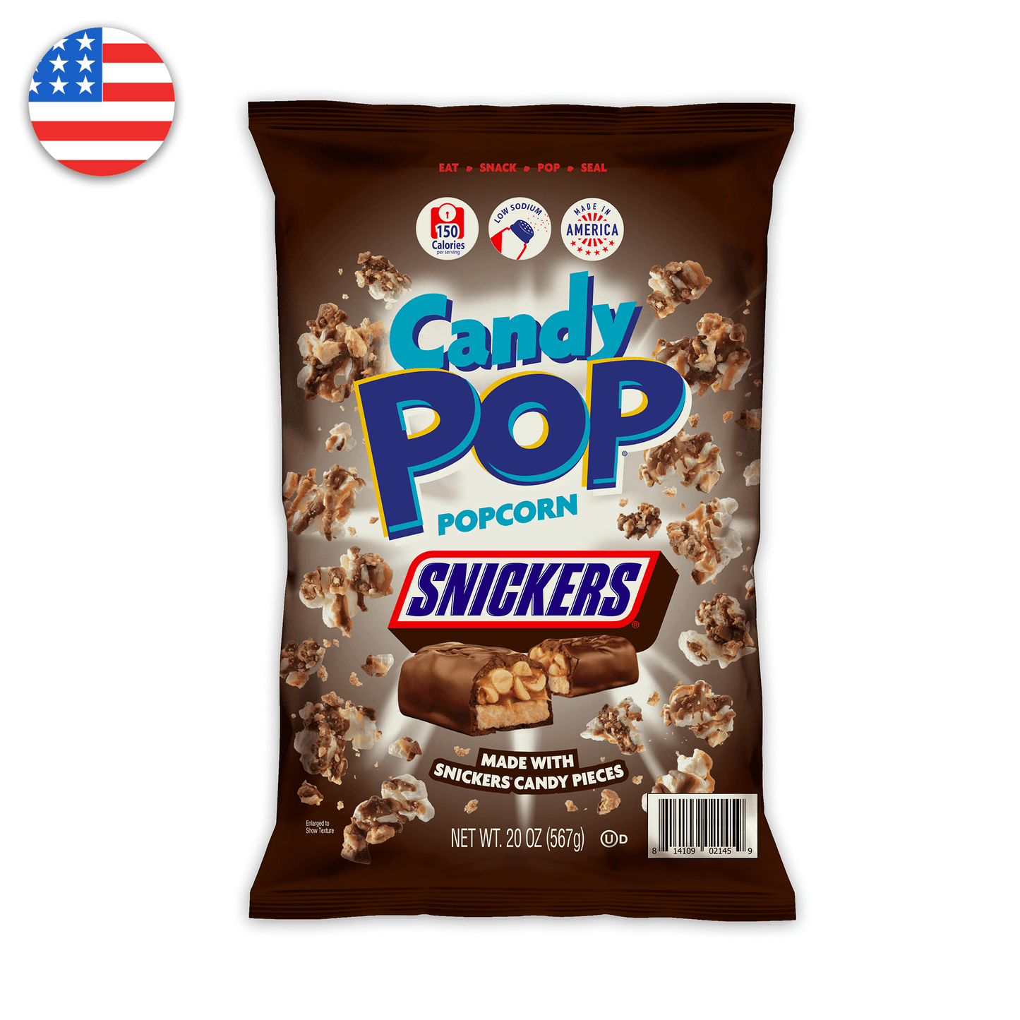 Candy Pop Pocorn Snickers 149g