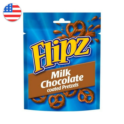 Flipz - Milk Chocolate 90g - Der Kiosk - Offiziell