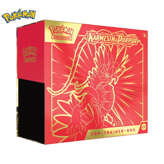 Pokemon Top-Trainer-Box Karmesin & Purpur Rot